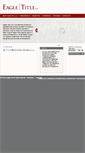 Mobile Screenshot of eagletitlellc.com